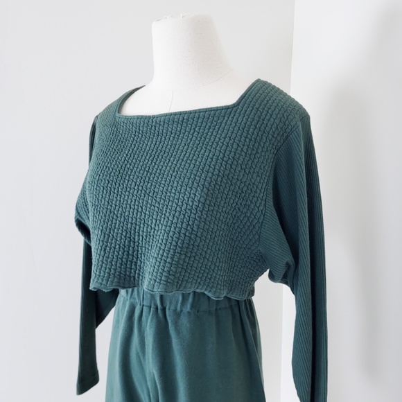 Vintage Coord Set Green Women's Top & Shorts - Picture 7 of 8